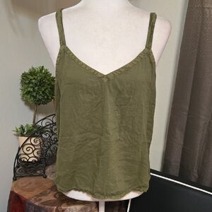 Treasure & Bond Khaki Green Camisole Top